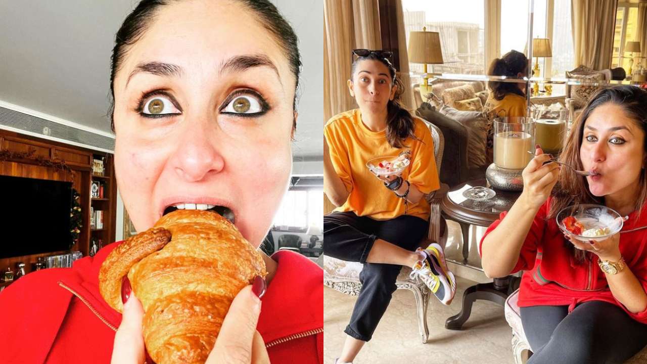 Sex Open Video Karina Kapoor - Kareena Kapoor Khan ditches her 'eat healthy first Monday' plan of 2022 for  a croissant