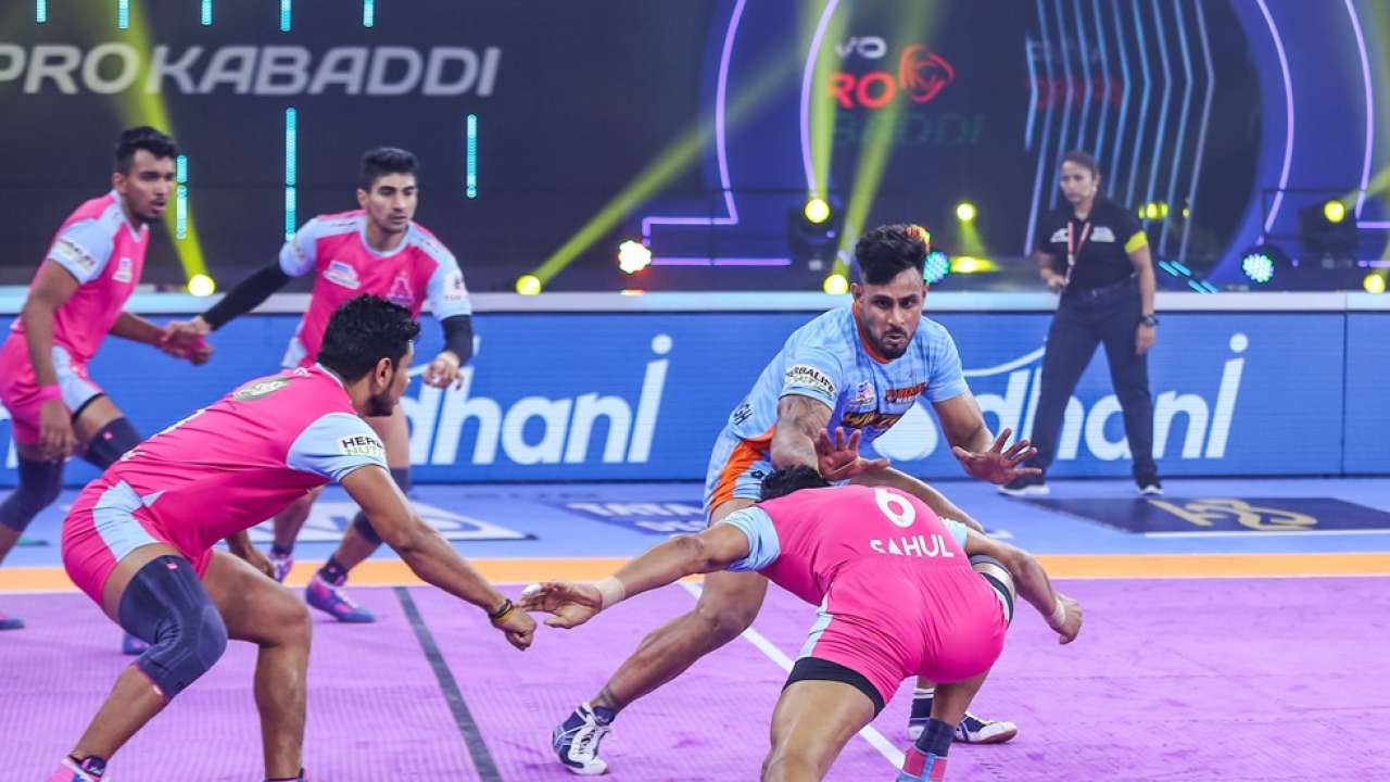 PKL 2022: Jaipur Pink Panthers beat Bengaluru Bulls 49-29, Puneri Paltan  edge Tamil Thalaivas 39-37 in thriller