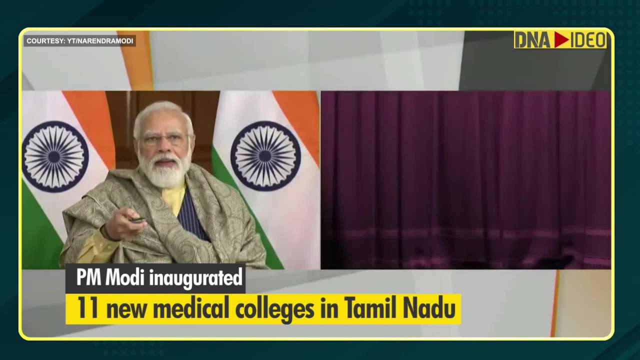 PM Modi Inaugurates 11 New Medical Colleges In Tamil Nadu