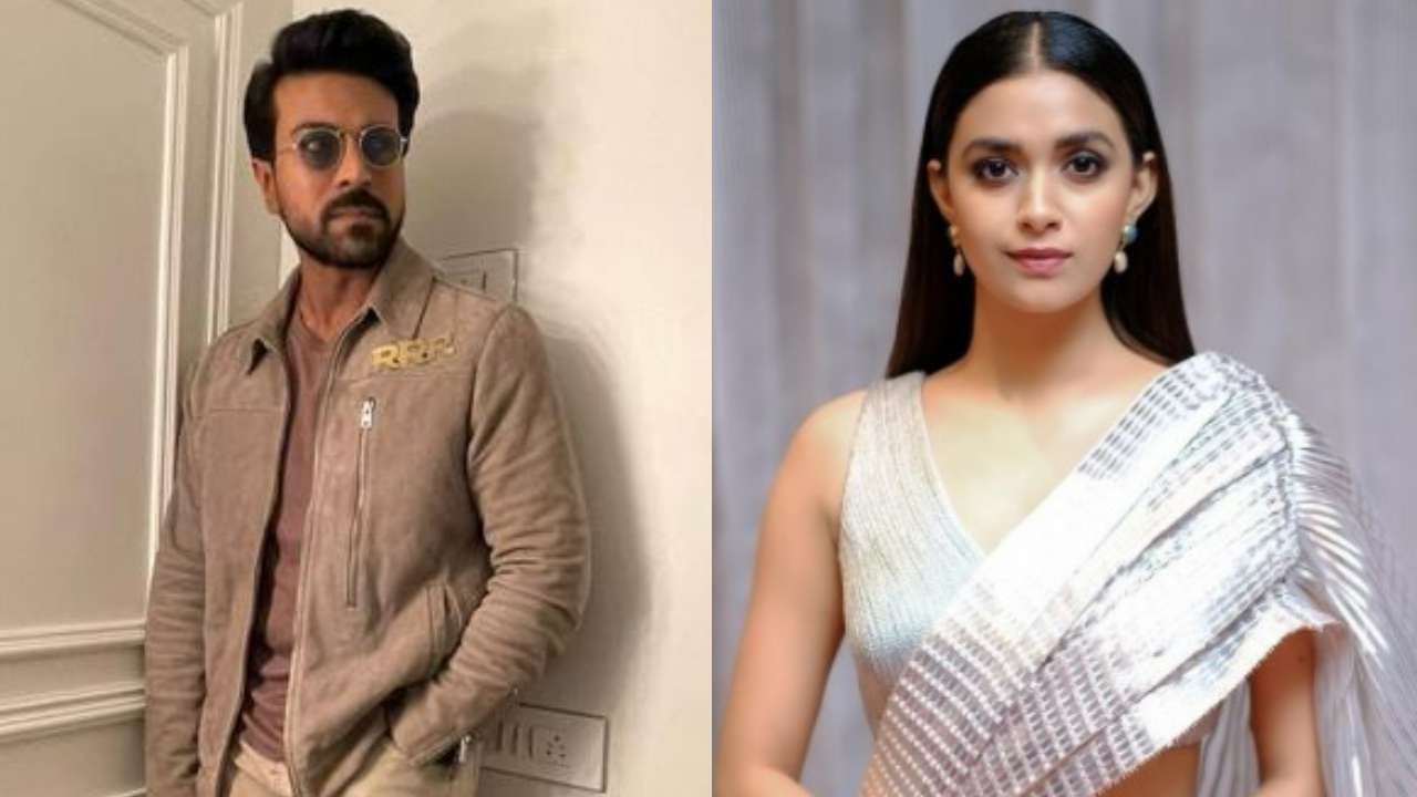 Viral video: Ram Charan-Keerthy Suresh dance on 'RRR' song 'Naatu Naatu ...