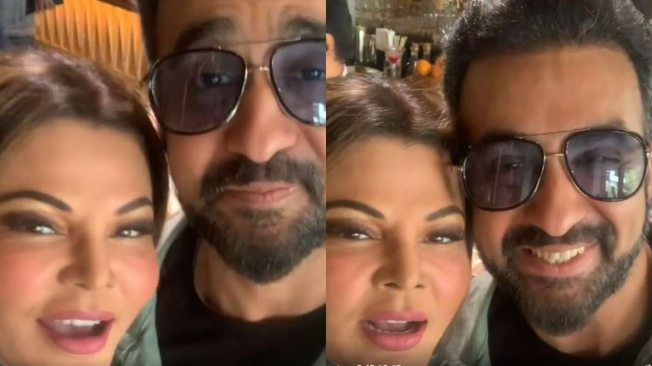 Watch: Rakhi Sawant drops video with 'rockstar bhai' Raj Kundra, latter  calls her 'only real person in Bollywood'