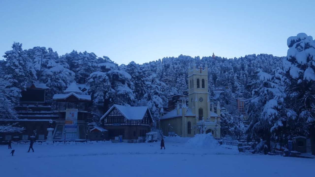 Shimla records 2022's lowest temperature at -2.1 degrees after heavy  snowfall