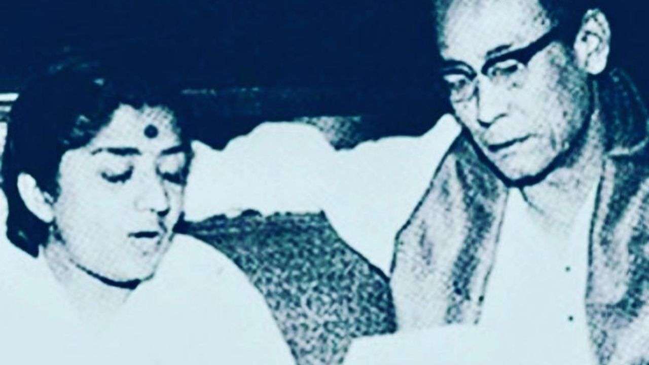 Lata Di with Music Maestro Burman