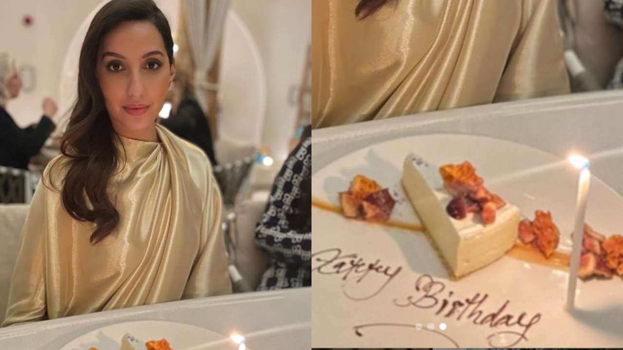 Nora Fatehi celebarting birthday