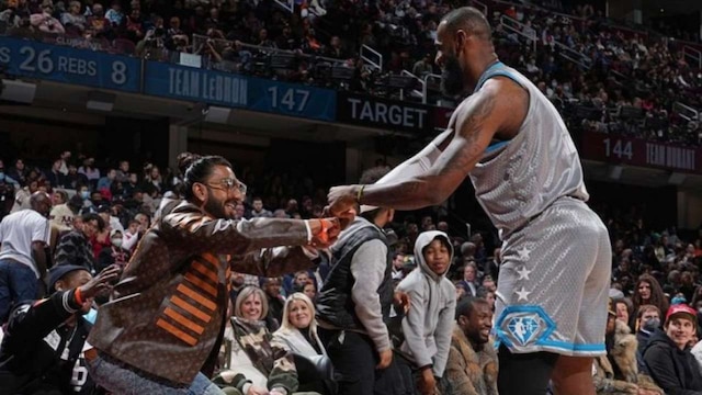 Ranveer Singh meets basketball legend LeBron James, shares fanboy moment-  See pic