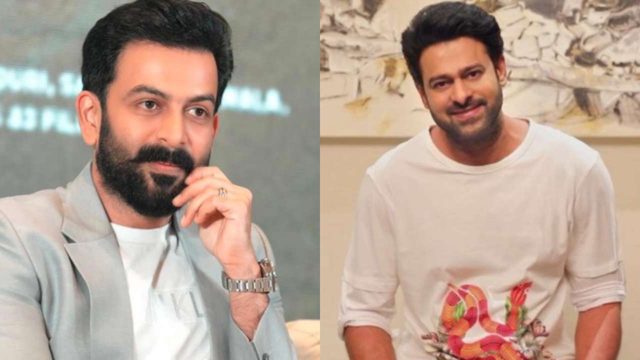Radhe Shyam' star Prabhas reveals Prithviraj Sukumaran is a part of his  upcoming actioner 'Salaar'