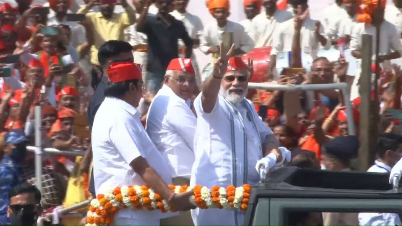 After big Assembly poll win, PM Modi now holds roadshow in Gujarat - SEE PICS