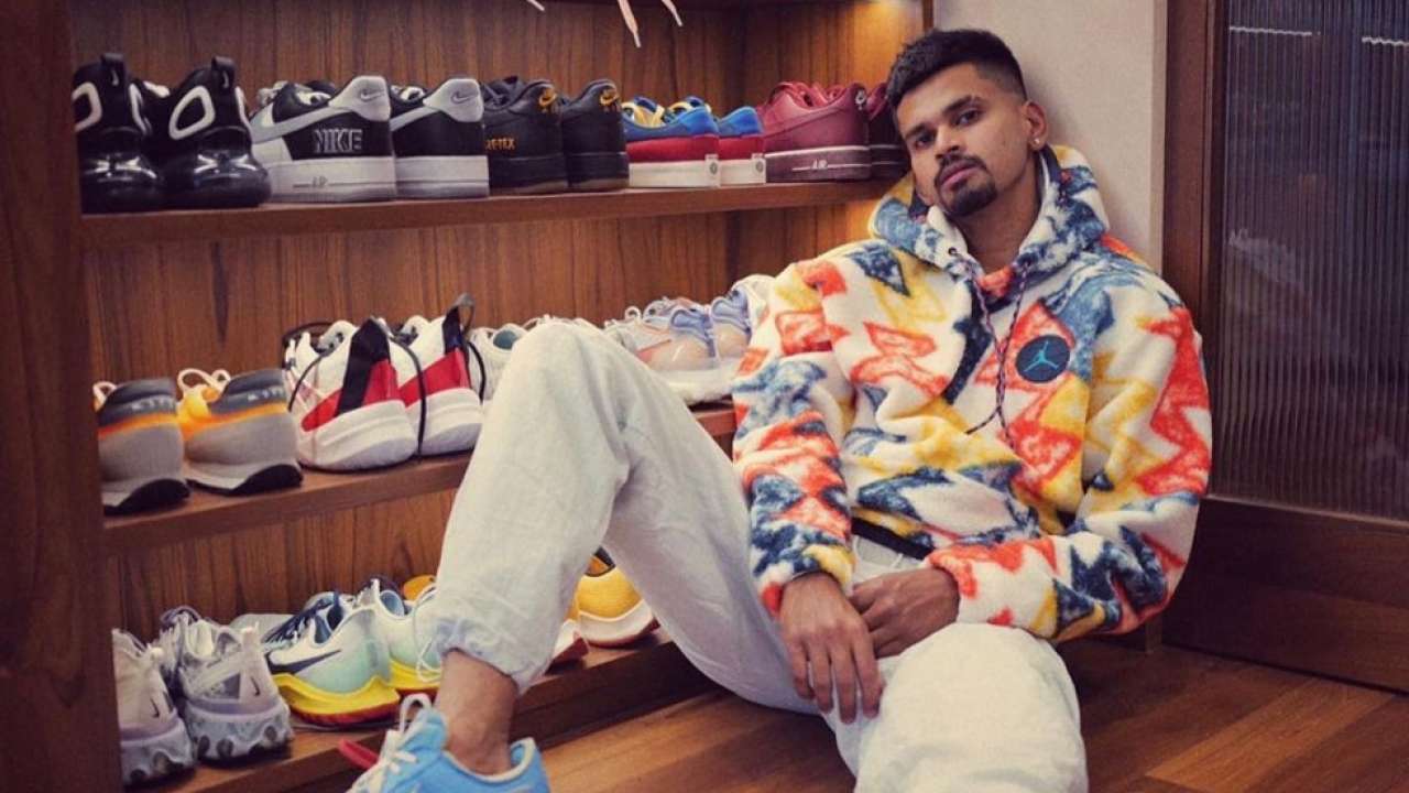 Shreyas Iyer's craze for sneakers