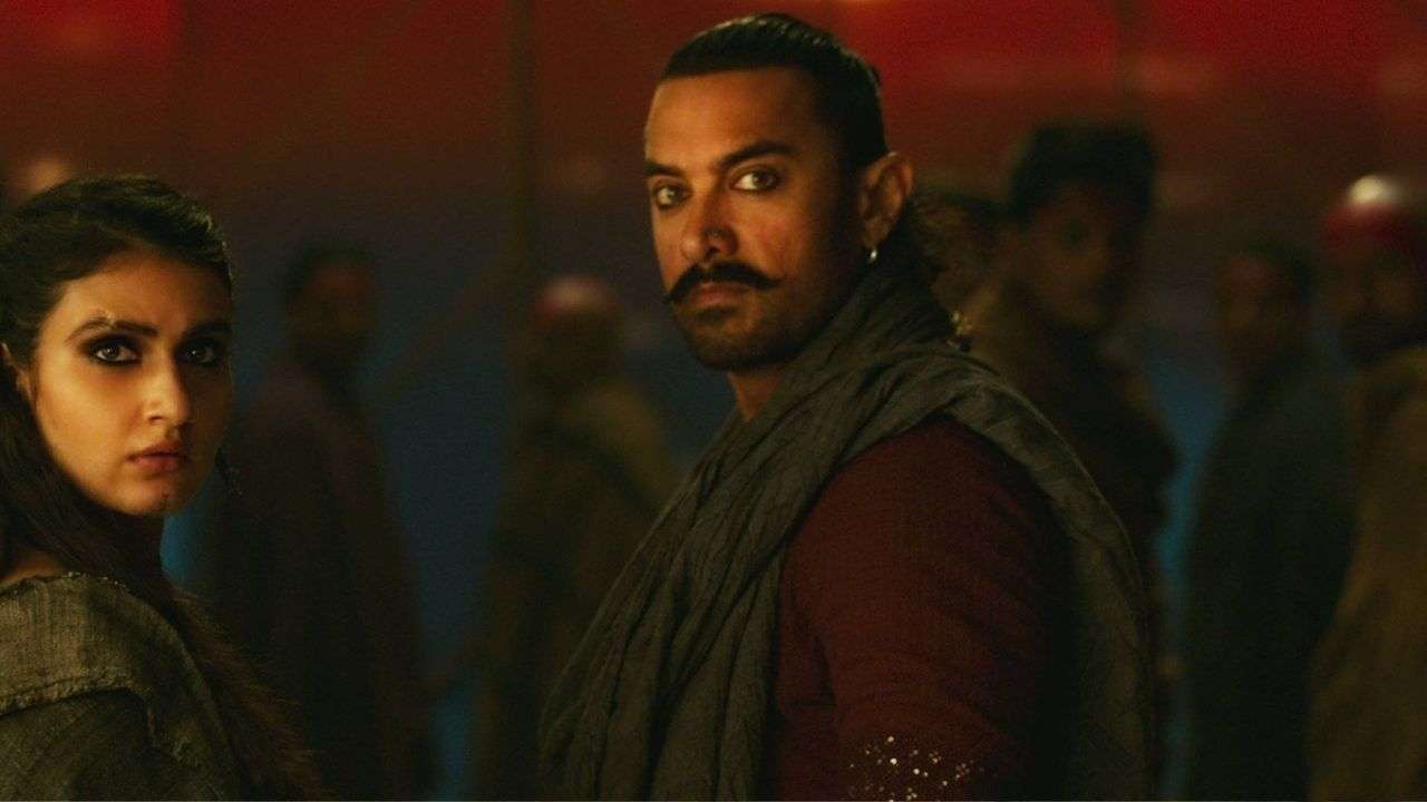 Waved moustache in 'Thugs of Hindostan'