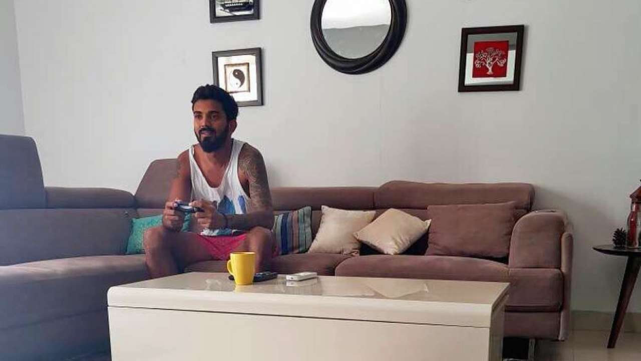 KL Rahul's living room