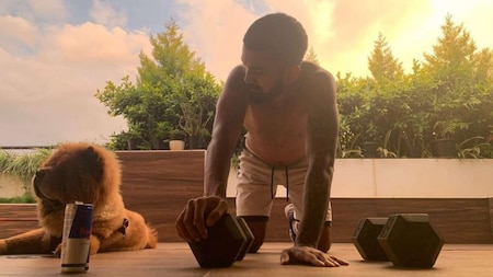 KL Rahul's well-equipped home-balcony gym
