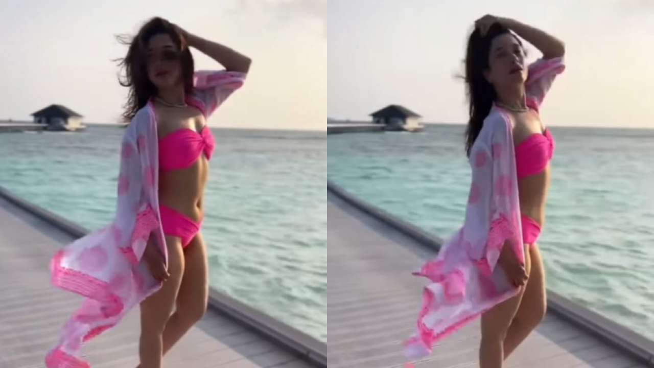 Tamanna Xx Videos - Tamannaah Bhatia sets internet on fire in pink bikini, video goes VIRAL