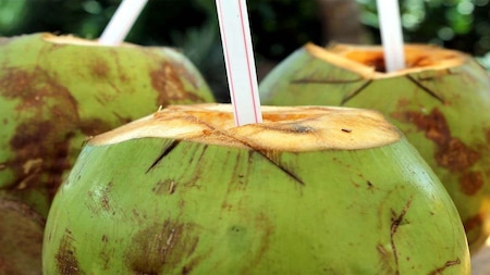 Drink coconut water instead of fruit juice