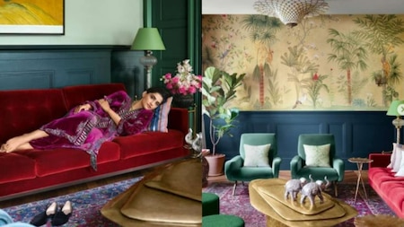 Sonam Kapoor-Anand Ahuja's London home: Cosy living room