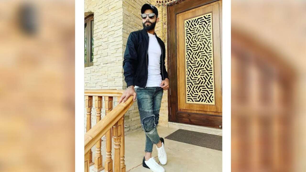 Jadeja at his house