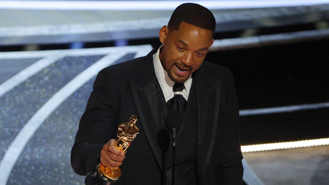 Oscars 2022 Will Smith wins his first Academy Award for Best Actor in