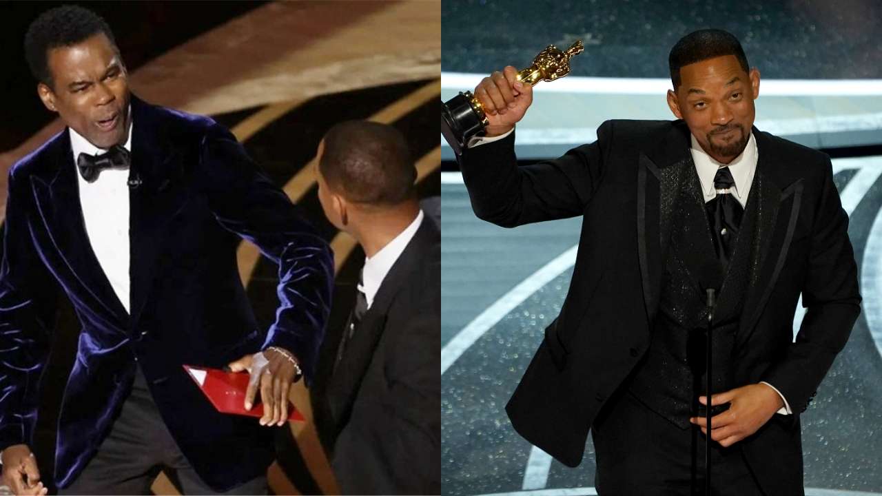Oscars 2022: Will Smith smacks Chris Rock, viral video ...