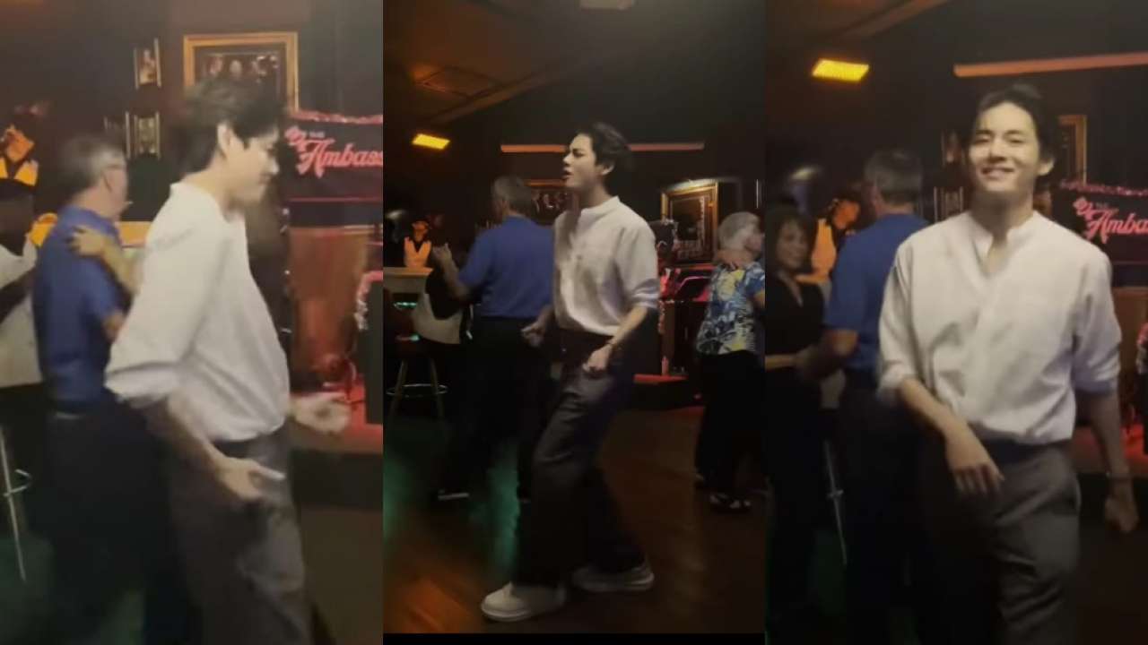 BTS' V dances among elderly couples in Las Vegas jazz club, fans