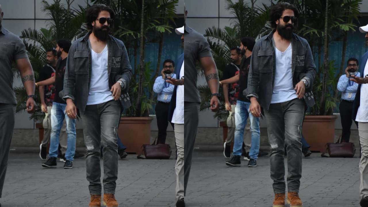 KGF 2' star Yash flaunts signature Rocky Bhai look with rugged beard, long  hair- Check out
