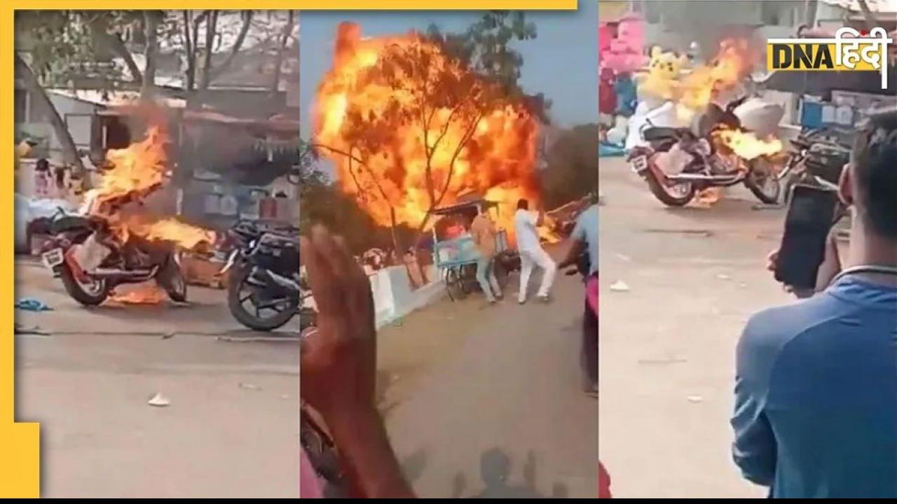 VIDEO: सज-धज कर मंदिर पहुंची थी नई Royal Enfield, धमाके में उड़े परखच्चे