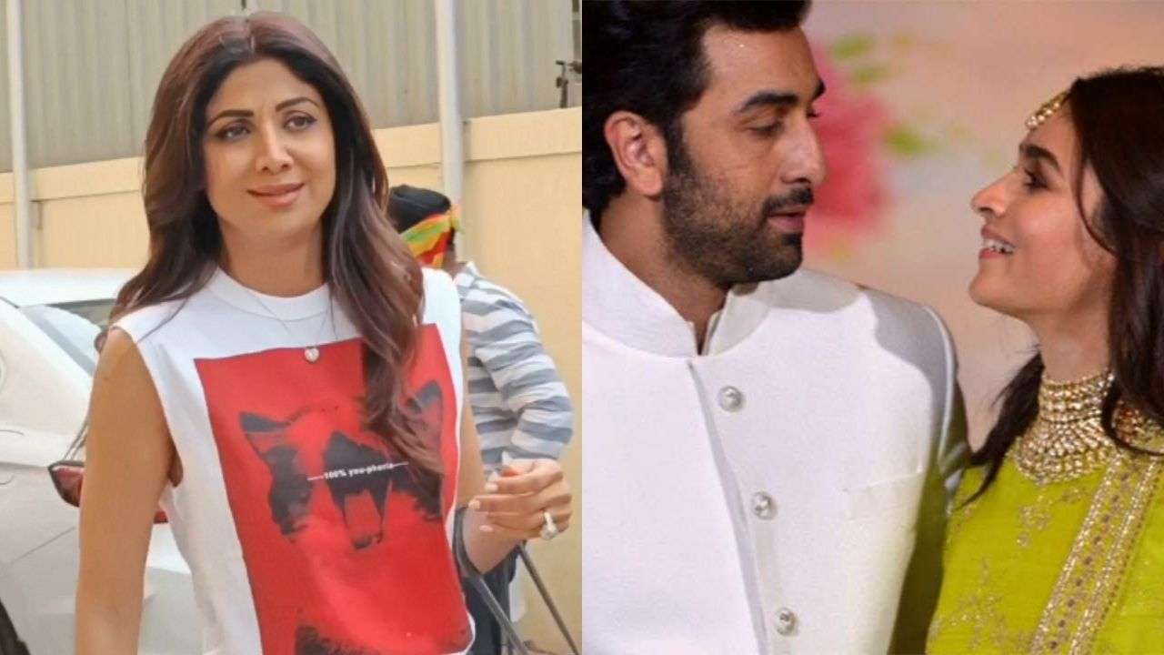 Shilpa Shetty On The Way In Car Xxx Video - Shilpa Shetty reacts on Ranbir Kapoor-Alia Bhatt's wedding, says 'abey chup  baith'