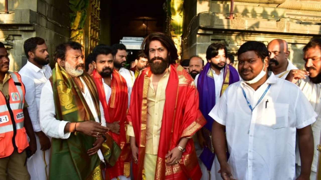 Yash at Tirumala Tirupati Devasthanams