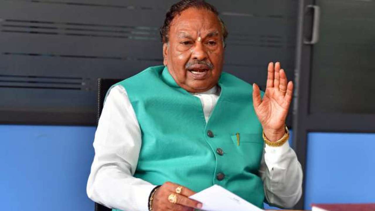 Karnataka Congress demands arrest of Minister KS Eshwarappa, says  resignation not enough