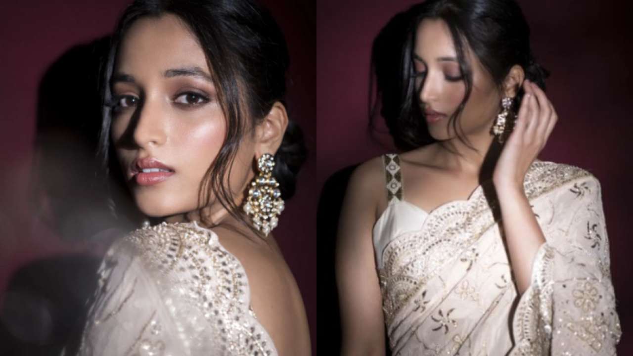 Srinidhi Shetty stuns in embroidered saree