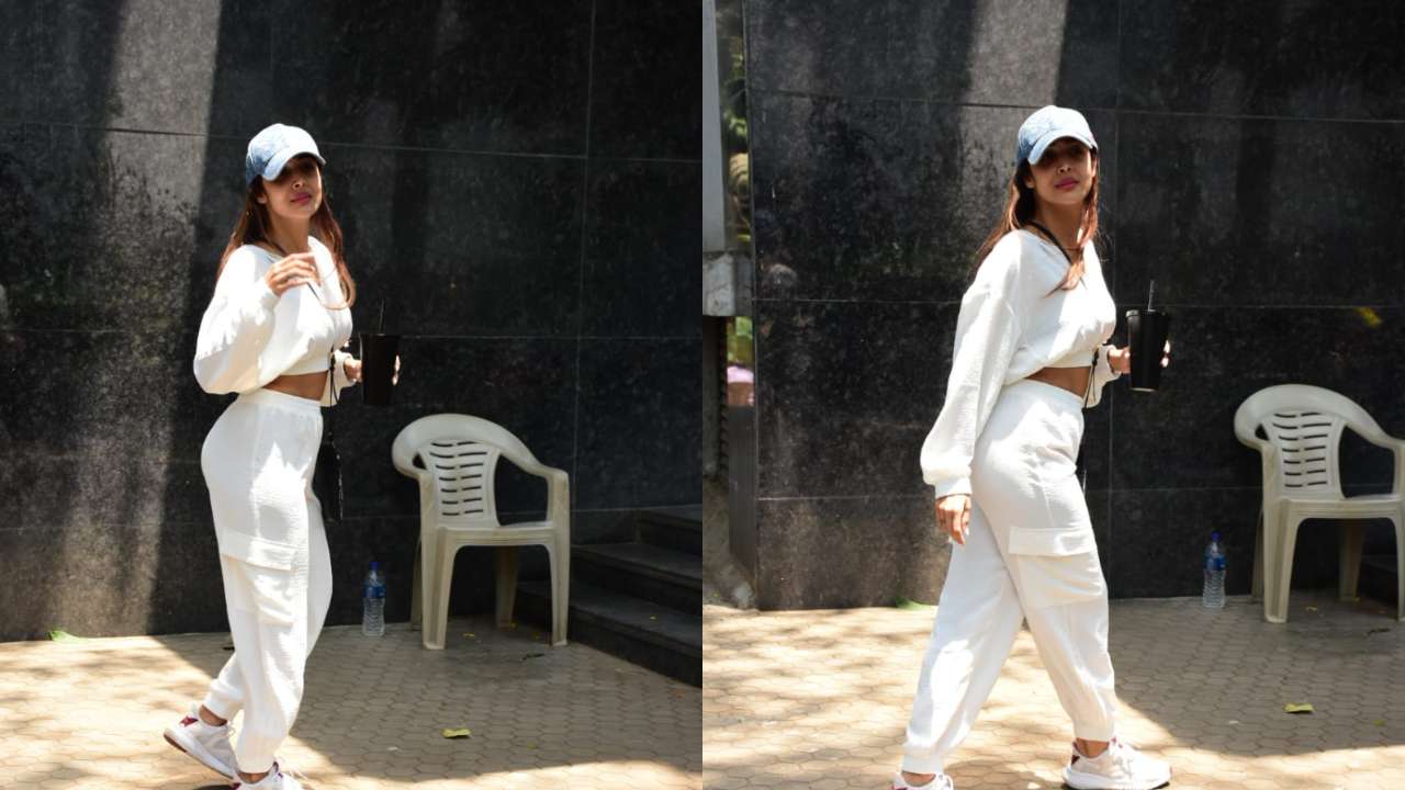 Malaika Arora in white ensemble