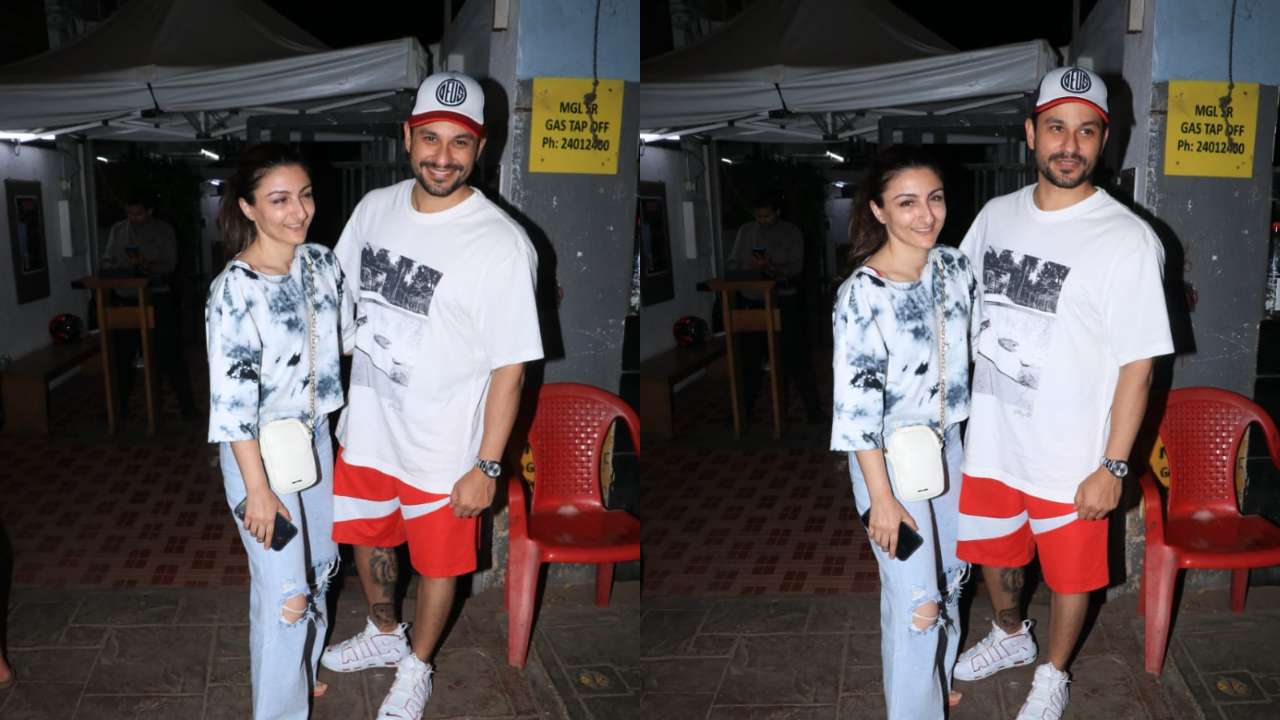 Soha Ali Khan-Kunal Kemmu enjoy dinner