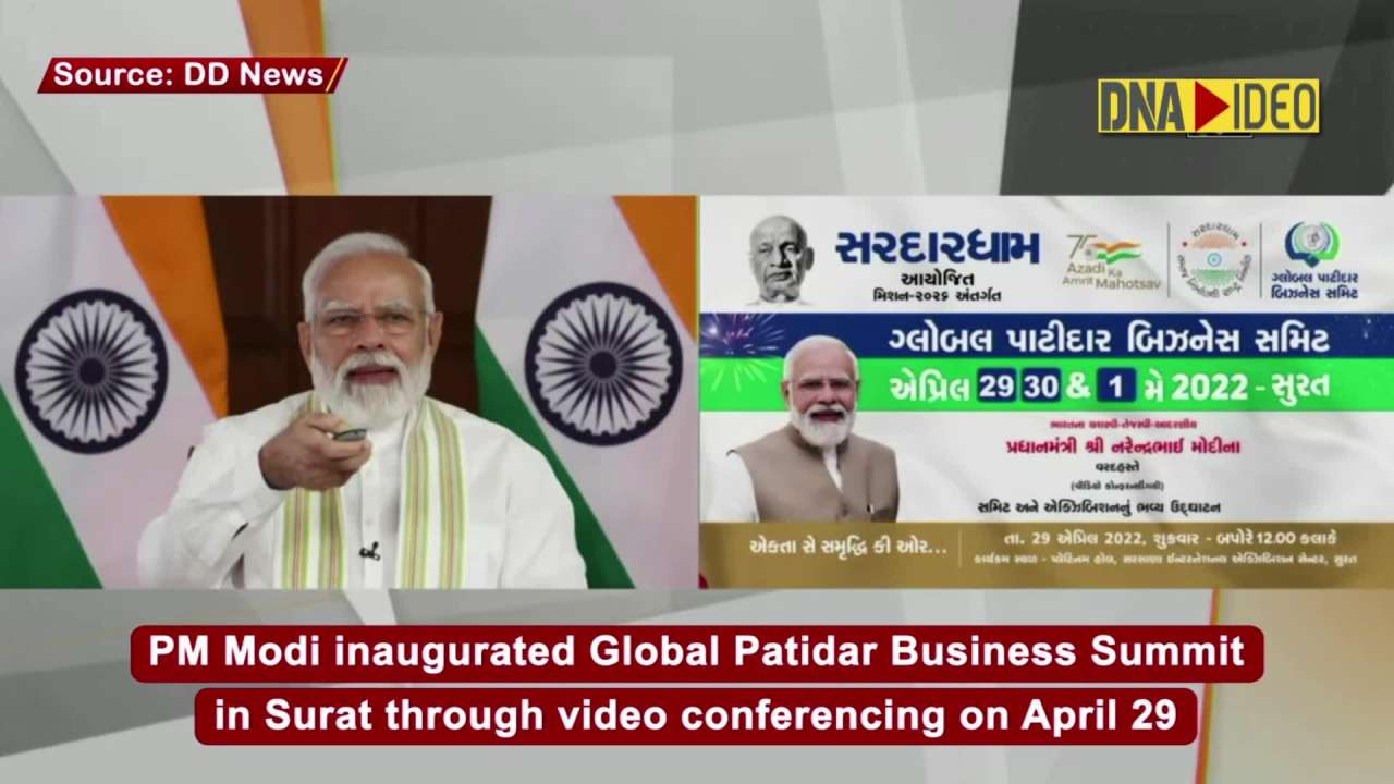 Gujarat PM Modi inaugurates Global Patidar Business Summit in Surat