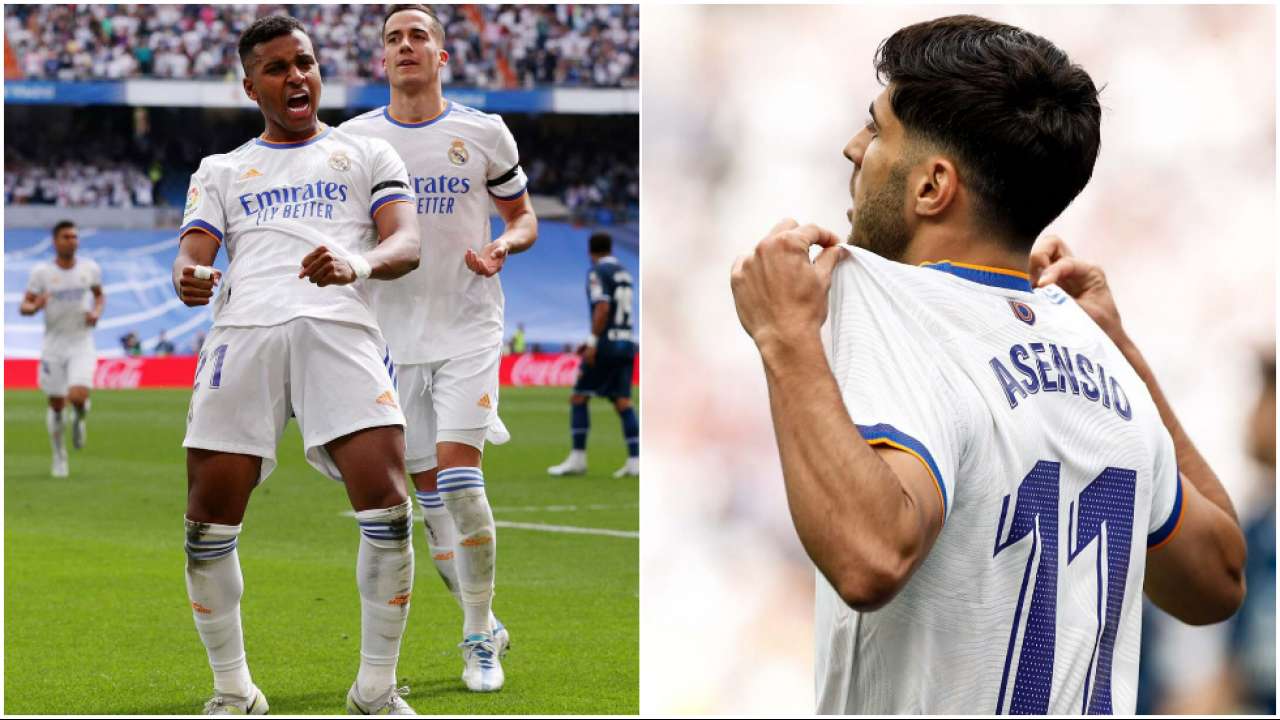 krysantemum artilleri Anerkendelse Real Madrid vs Espanyol highlights: Rodrygo, Asensio star as Los Blancos  seal 35th La Liga title