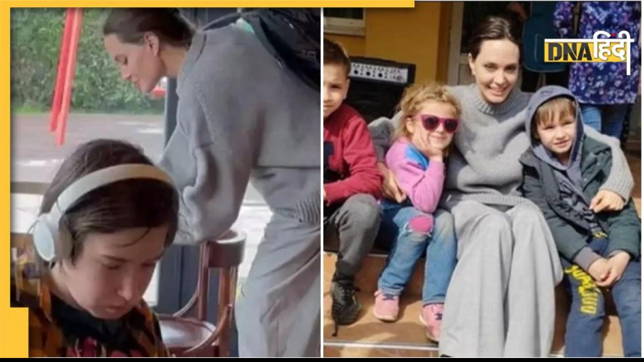 युद्ध के बीच यूक्रेन क्यों गईं Angelina Jolie ? VIRAL हो रही हैं फोटो-वीडियो