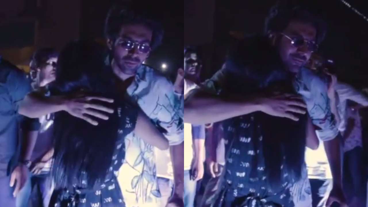 Choti Bachi Ka X Video - Kartik Aaryan's fan breaks down in tears on meeting him, netizens say  'chhoti bachi ho kya'