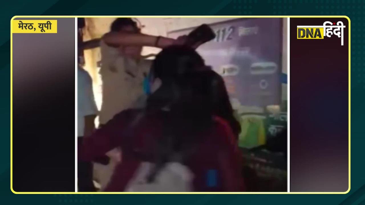Video: दे... दनादन, थप्पड़ के साथ शुरू हुआ Wrong Side से आने का मामला, स्कूटी सवार महिला ने पुलिस को भी...