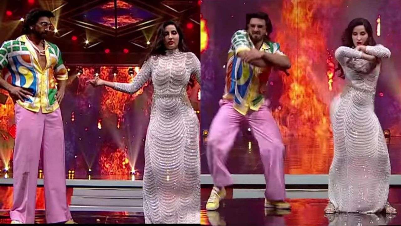 Dance Deewane Juniors: Nora Fatehi-Ranveer Singh set stage on fire with sizzling hot dance moves on Garmi