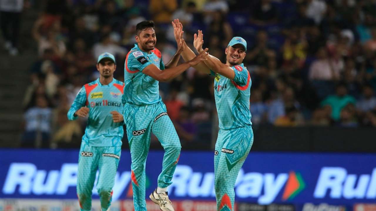 IPL 2022 Avesh Khan, Jason Holder help LSG trump KKR by 75 runs to go top of the table