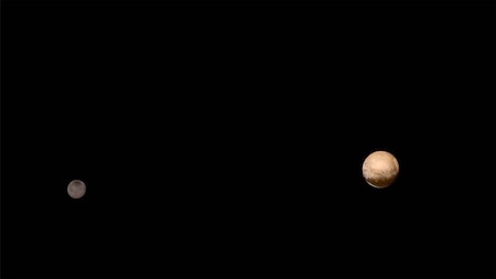 Shrinking size of Pluto
