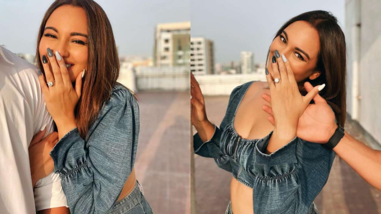 Sonakshi Hot Xxx - Sonakshi Sinha flaunts diamond ring in cryptic post, netizens wonder if she  is engaged
