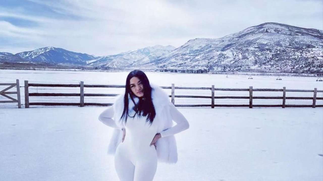 Jassym Lora looks like a dream in snow