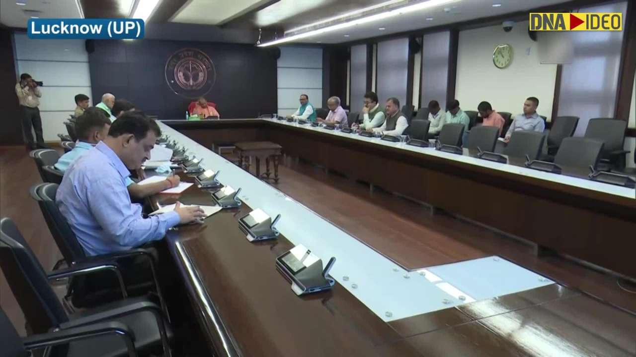 UP CM Yogi Adityanath holds COVID-19 review meeting in Lucknow