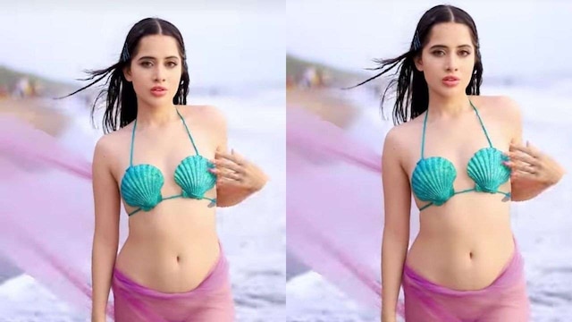 Sexy Nude Beach Girls - Urfi Javed gets brutally trolled for posing in see-through beachwear,  netizen says 'daya aati hai'