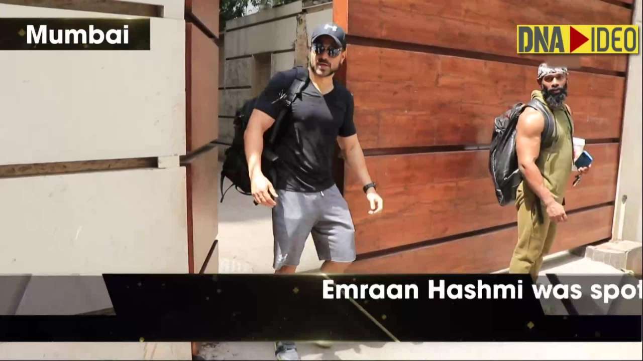Emraan Hashmi spotted outside gym in Mumbai