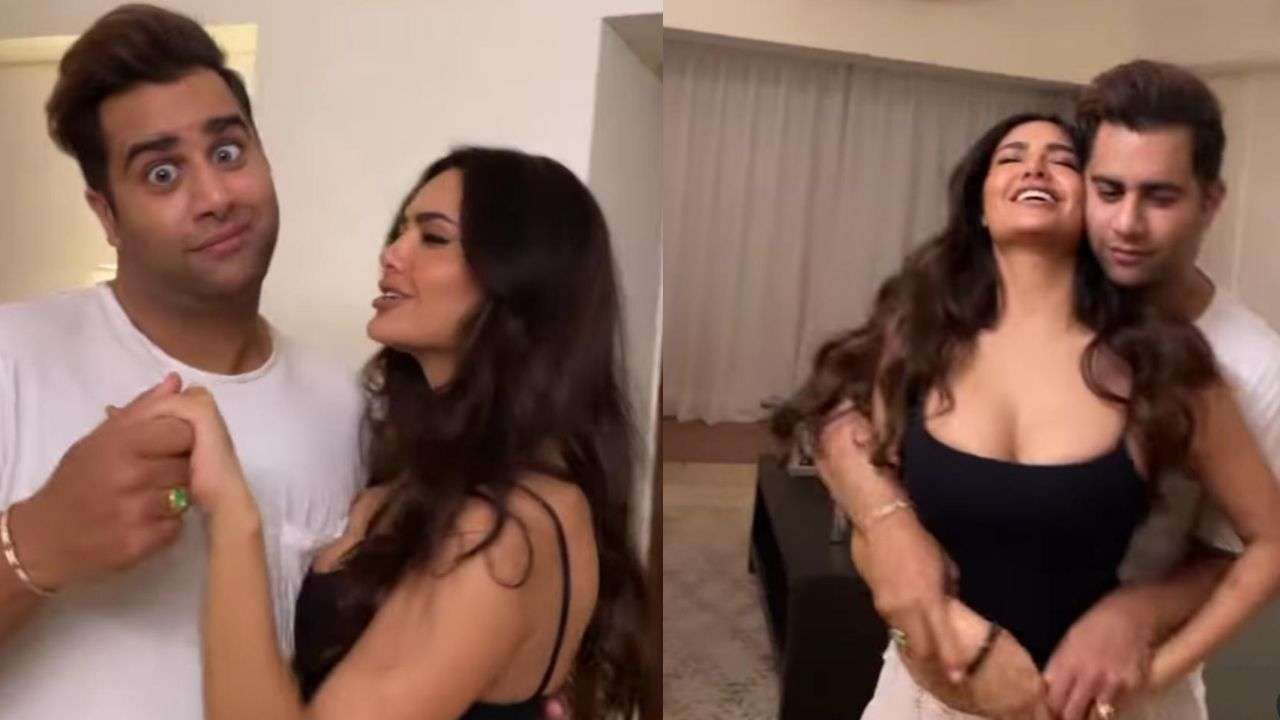 Nita Khalifa Sex Video - Esha Gupta stuns Rajiv Adatia with her bold moves, grooves on Meri Jaan  with him