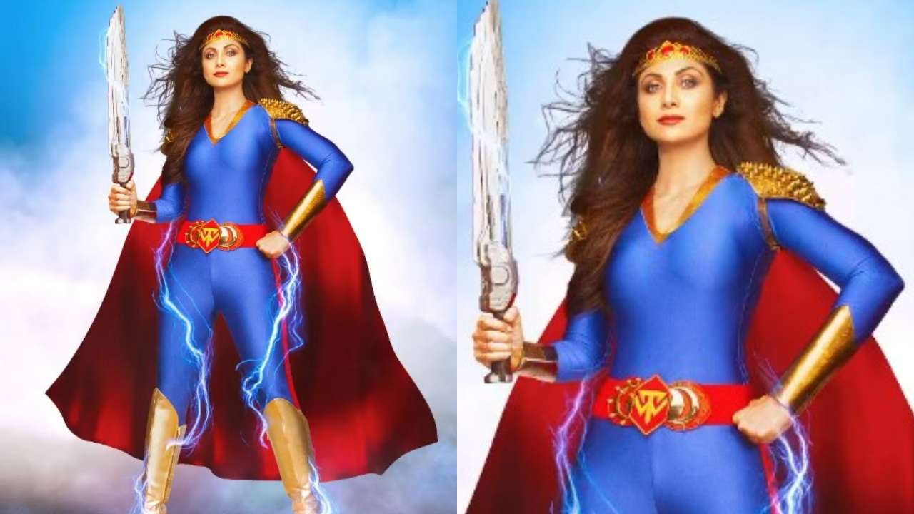 Xxxx Boliywood Silpha Siatty Video - Shilpa Shetty turns Wonder Woman for her upcoming film Nikamma, netizens  call her 'desi Gal Gadot'