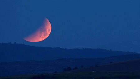 Lunar eclipse occurs when Sun, Earth and Moon align