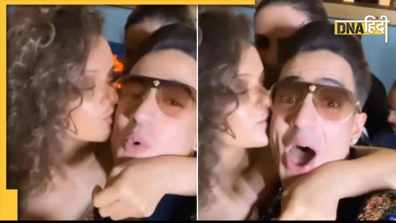 Kangana Ranaut ने पार्टी में इस लड़के को बार-बार किया Kiss, वीडियो देखकर हैरान रह गए फैंस