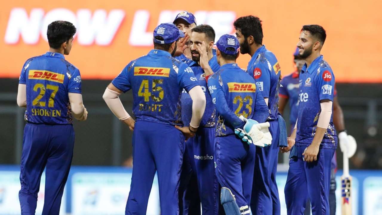 IPL 2022 RCB qualify for playoffs after MI beat DC by 5 wickets as Tim David shines