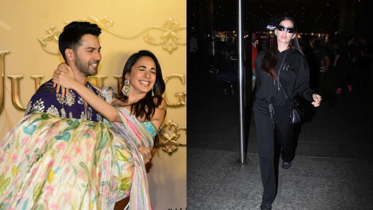 Viral Photos of the Day: Varun Dhawan lifts Kiara Advani, Nora Fatehi ...