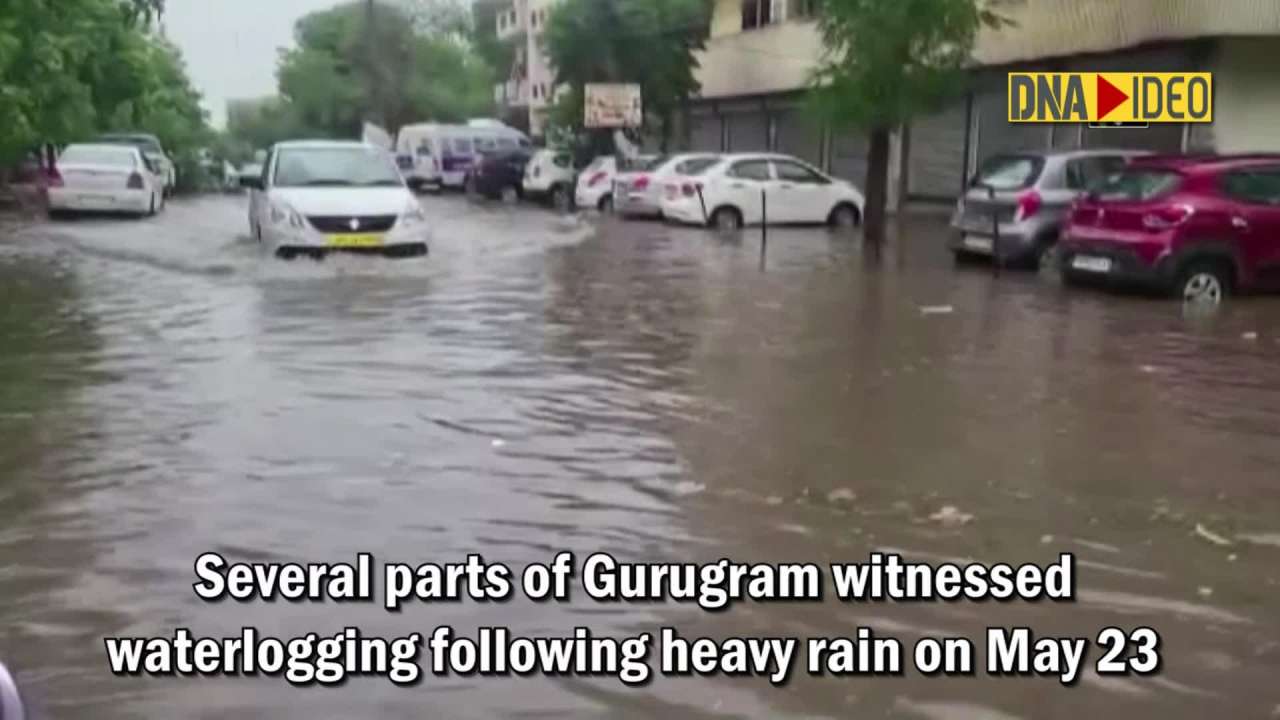 Gurugram witnesses waterlogging in several areas following heavy rain 